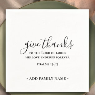 Bible Scripting Custom Erntedank Serviette