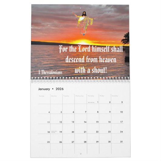 BIBLE SCRIPTING-Kalender Kalender (Jan 2026)