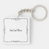 Bible Scripture Aaronic Segen Nummer 6:24-26 Schlüsselanhänger (Rückseite)