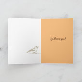 Bible Scripture Matthew 10 29 Two Sparrows  Karte (Innenseite)