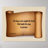 BIBLE SCRIPTURE SCROLL Poster (Vorne)
