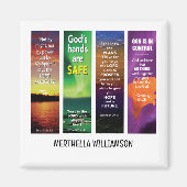 BIBLE SCRIPTURE-VERSIONEN christlicher Individuell Magnet (Vorne)