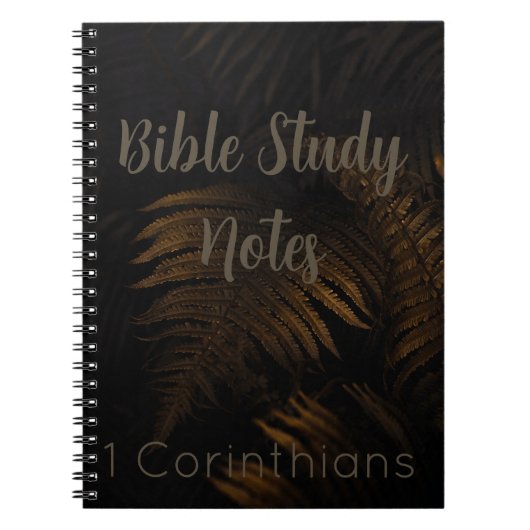 Bible Study-1 Corinthians Notizblock (Vorderseite)