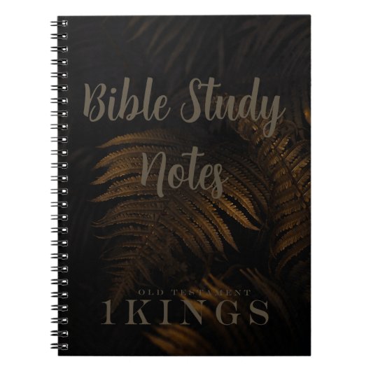 Bible Study-1 Kings Notizblock (Vorderseite)