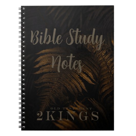 Bible Study-2 Kings Notizblock (Vorderseite)