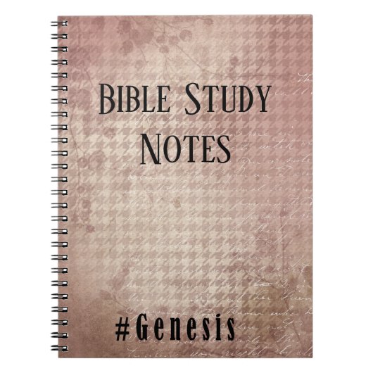 Bible Study-Genesis Notizblock (Vorderseite)