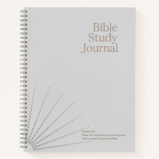 Bible Study Journal Notizblock (Vorderseite)