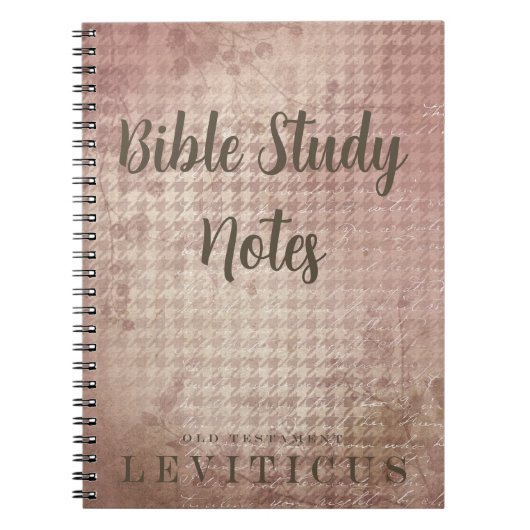 Bible Study-Leviticus Notizblock (Vorderseite)
