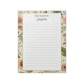 Bible Study Notepaper Personalisiert Notepad Notizblock (Rotiert)