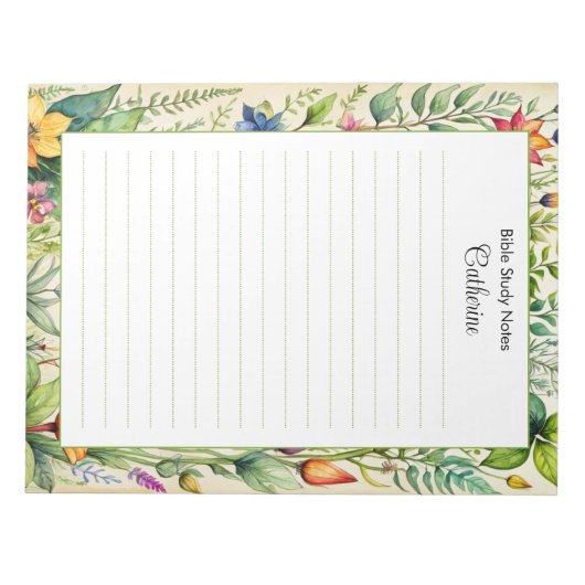 Bible Study Notepaper Personalisiert Notepad Notizblock (Vorderseite)