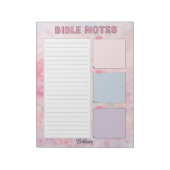 Bible Study Notepaper Personalisiert Notepad Notizblock (Rotiert)