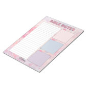Bible Study Notepaper Personalisiert Notepad Notizblock (angewinkelt)