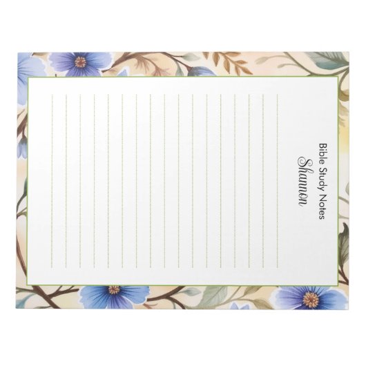 Bible Study Notepaper Personalisiert Notepad Notizblock (Vorderseite)