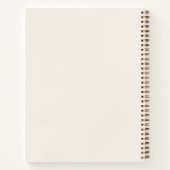 Bible Study Notes – Cream & Gold Spiral Notebook Notizblock (Rückseite)