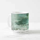 Bible Verse 1 John 4:18 Nature Faith Mug Kaffeetasse (Vorderseite Links)