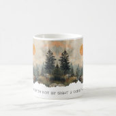 Bible Verse 2 Corinthians 5:7 River Faith Mug Kaffeetasse (Mittel)