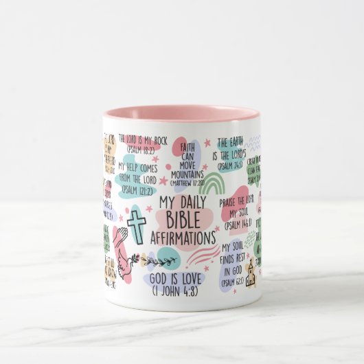 Bible Verse Affirmations Tasse (Zentrum)