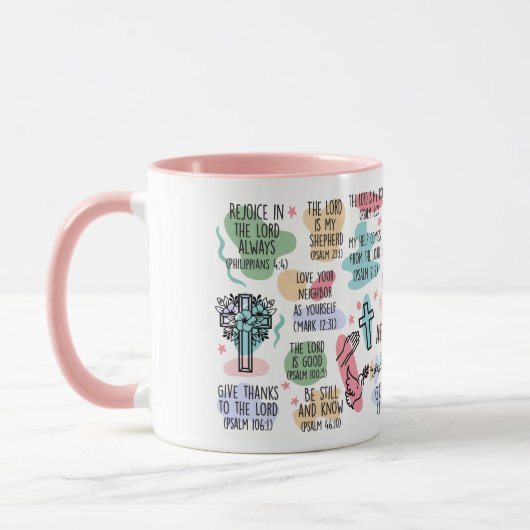 Bible Verse Affirmations Tasse (Links)