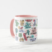 Bible Verse Affirmations Tasse (Vorderseite Links)