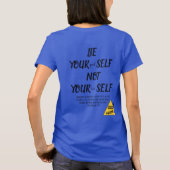 Bible Verse Be You Sie selbst 2 Korinther 5:17 Blu T-Shirt (Rückseite)