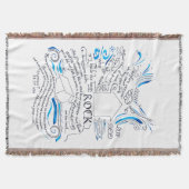 Bible Verse Blanket House über die Rock Scripture Decke (Vorderseite)