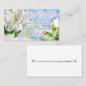 Bible Verse Cards - Religious Motivational Cards Telefonnummerkarte (Vorne/Hinten)
