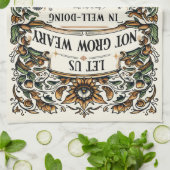 Bible Verse Christian Encouragement Tea Towel Geschirrtuch (Gefaltet)