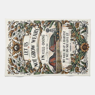 Bible Verse Christian Encouragement Tea Towel Geschirrtuch