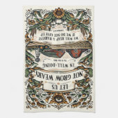 Bible Verse Christian Encouragement Tea Towel Geschirrtuch (Vertikal)