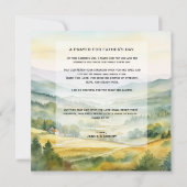 Bible Verse Christian Father’s Day Card Karte (Rückseite)