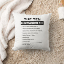 Bible Verse Christian Religious Ten Commandments