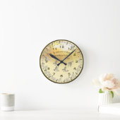 Bible Verse Clock - Er hat alles beauti gemacht Runde Wanduhr (Zuhause)