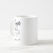 Bible Verse Coffee Tasse (Vorderseite Links)