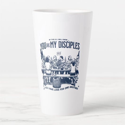 Bible Verse Cup to encourage and bless Christians Milchtasse (Vorderseite)