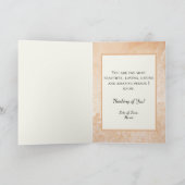 Bible Verse Deuteronomie 31:6 stark inspirieren Karte (Innenseite)