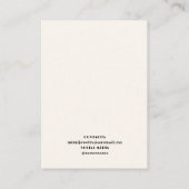 Bible Verse Earring Display Holder Card Visitenkarte (Rückseite)