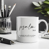 Bible Verse Elegant Green Kaffeetasse