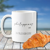 Bible Verse Elegant Kaffeetasse