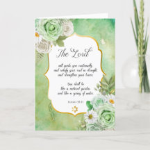 BIble Verse Ermutigung Rose Sympathy Card