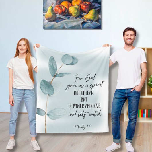 Bible verse  fleece blanket