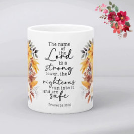 Bible Verse Floral Coffee Mug Kaffeetasse