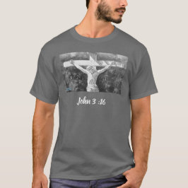 Bible Verse 'For God' Cross Personalize T-Shirt