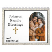  Bible Verse Gold Cross Arched Photo Gallery Kalender (Titelbild)