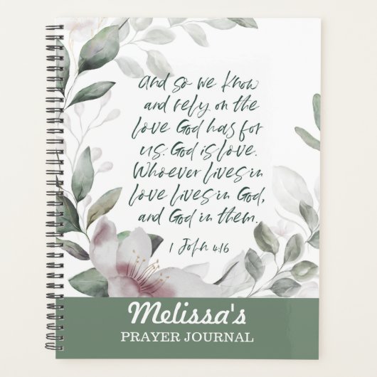 Bible Verse Greenerity Spiral Planer (Vorderseite)