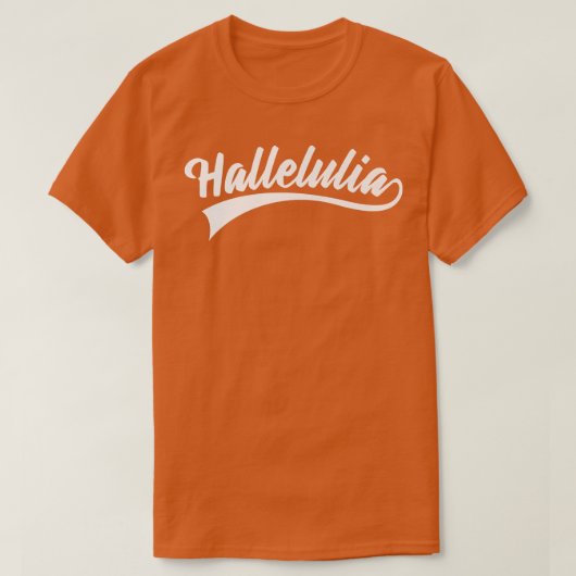 Bible Verse Hallelulia God Premium T-Shirt (Design vorne)