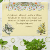 Bible Verse Handtuch, das er gemacht hat alles Bea Geschirrtuch (Gefaltet)