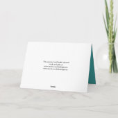 Bible Verse Healing Isaiah Walk Run Card Karte (Rückseite)