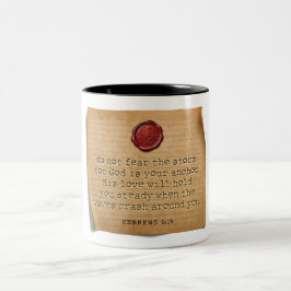 BIBLE VERSE - Hebrews 6:19 - Coffee Mug Zweifarbige Tasse