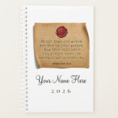 BIBLE VERSE - Hebrews 6:19 - Personalized Planner Planer (Vorderseite)