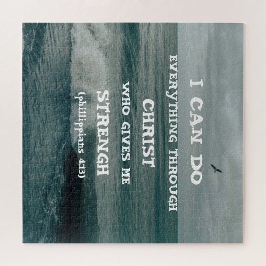 Bible Verse Inspiration Zitat Scripte Jigsaw P Puzzle (Horizontal)